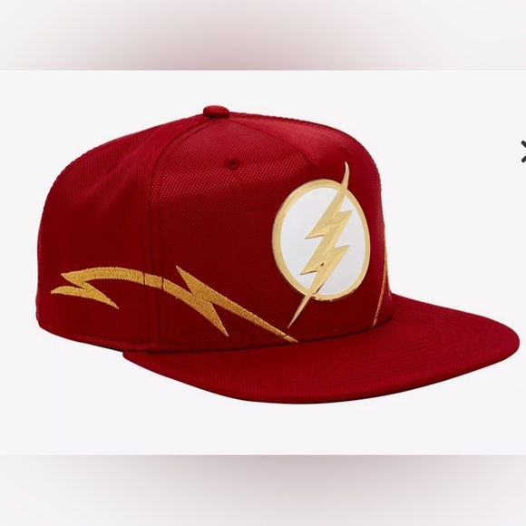 DC The Flash Logo Snapback Hat - Picture 1 of 11